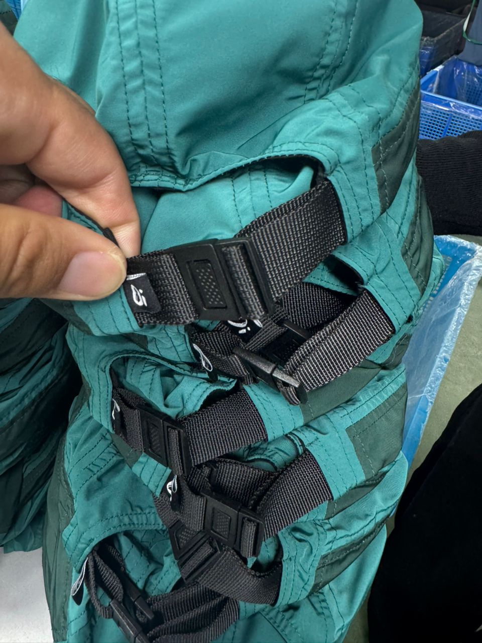 Quality control at Style Hats factory